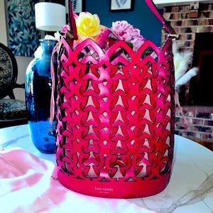 Kate Spade Logo Bucket Handbag